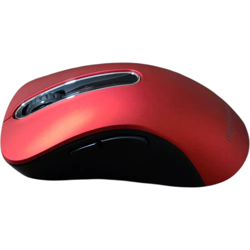 Memzuoix 2.4G Wireless Optical Cordless Mouse (Red/Black)